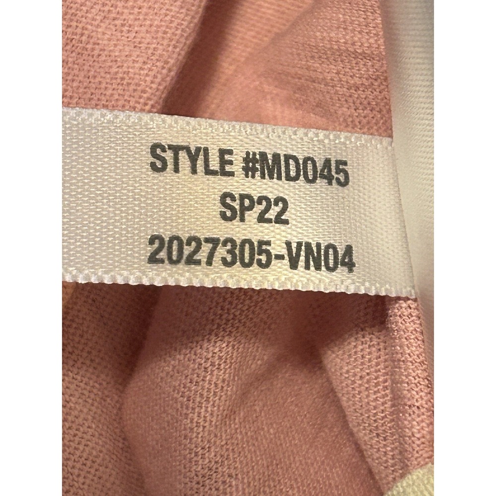 Madewell Whisper Cotton V-Neck Tank Top Pink Slub Knit Sleeveless Shirt XS - Picture 15 of 15